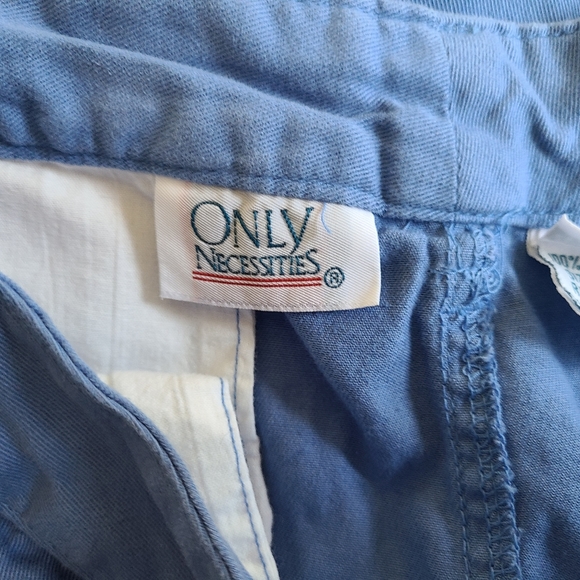 Only Necessity Woman's Sports Knit Capri's, Size: 18 Color: Blue - Picture 6 of 13